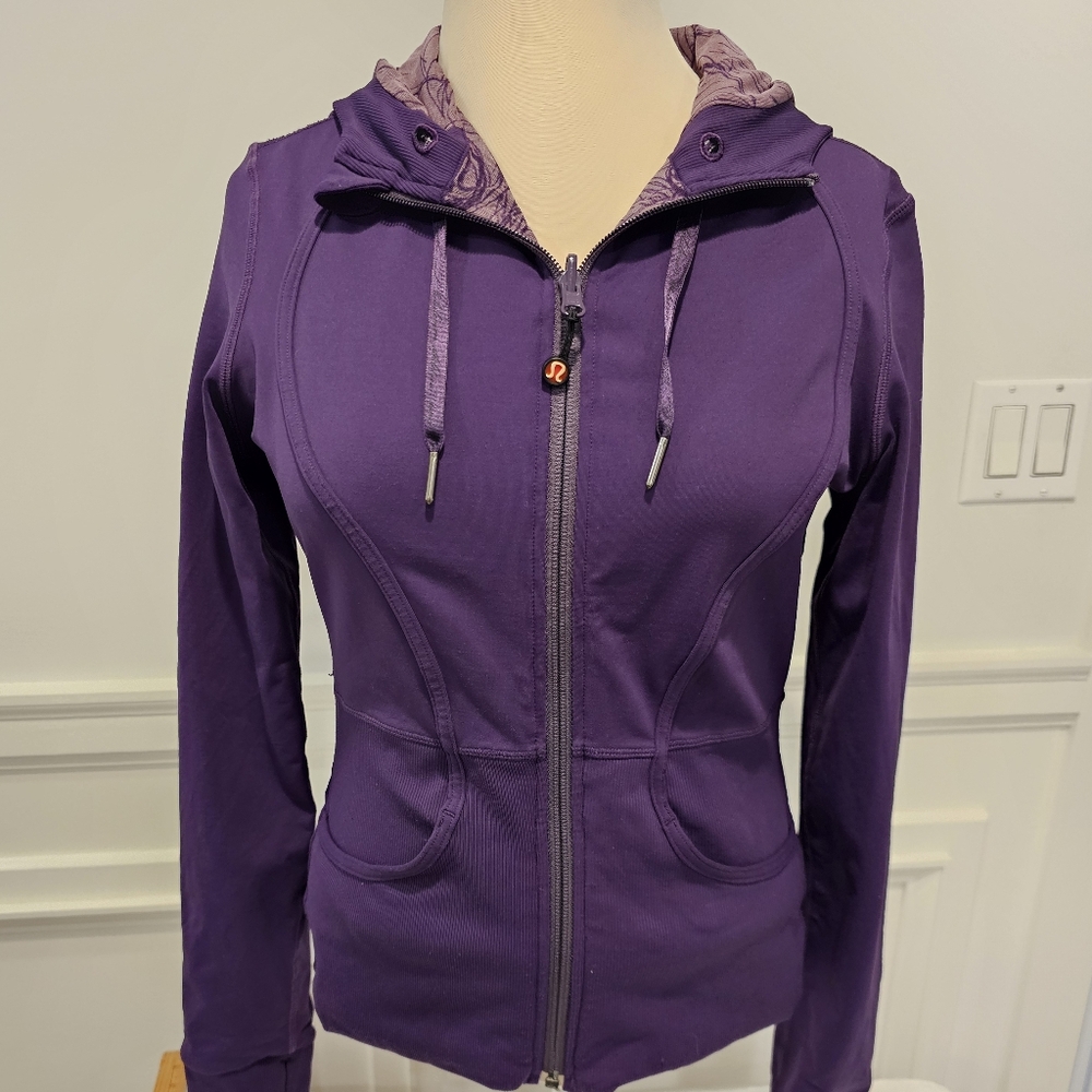 LULULEMON VINTAGE Purple Zip-Up Hoodie